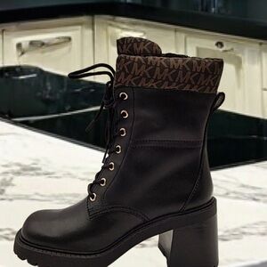 Michael Kors Cade Black Ankle Boots